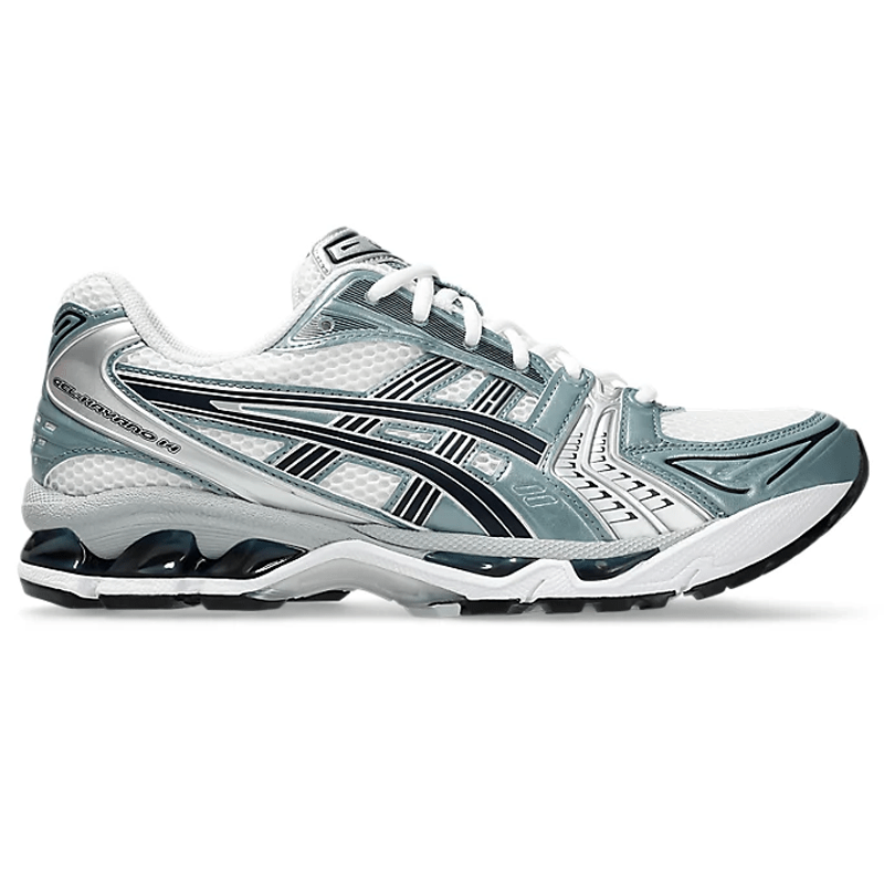 Mens ASICS GEL Kayano 14 White Fjord Grey