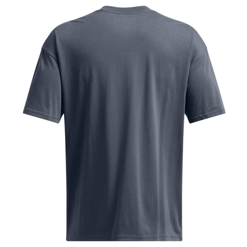 Under Armour Heavyweight Mens Short Sleeve Navy White Clay