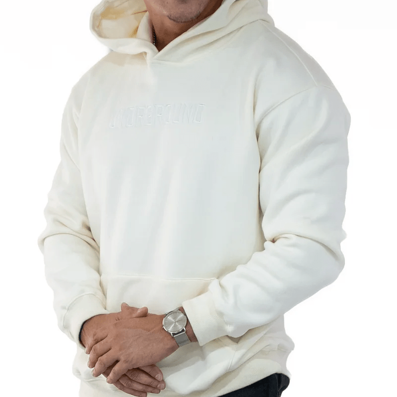 Undrground Moving in Silence Hoodie Cream/Off White