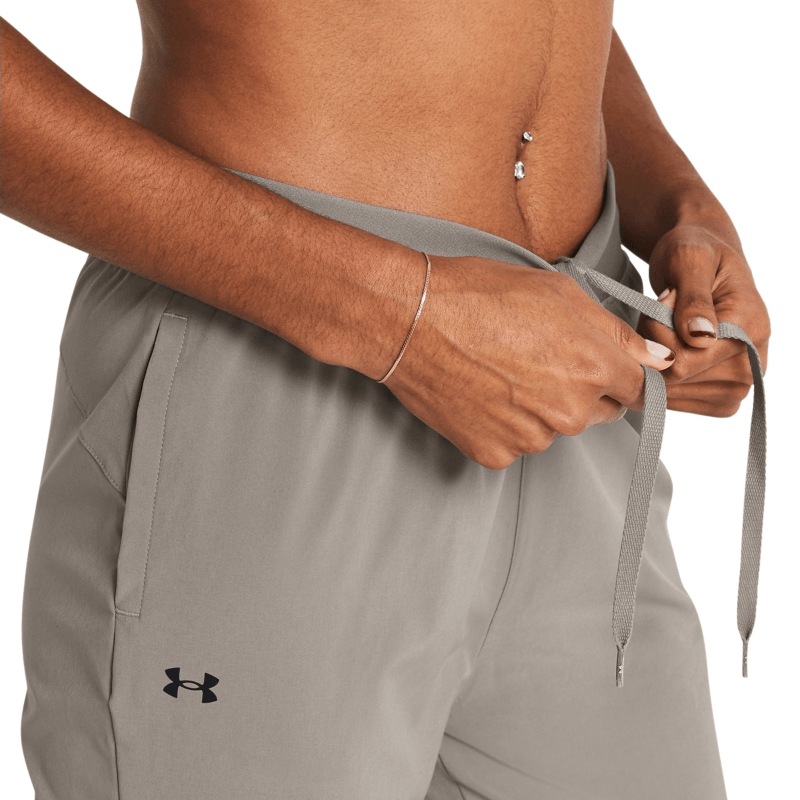 Mens Under Armour Rival High-Rise Pants Grey