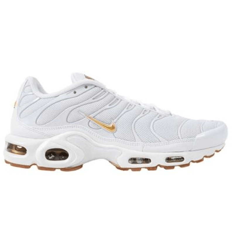 Mens Nike Air Max Plus TN 2016 White Metallic Gold