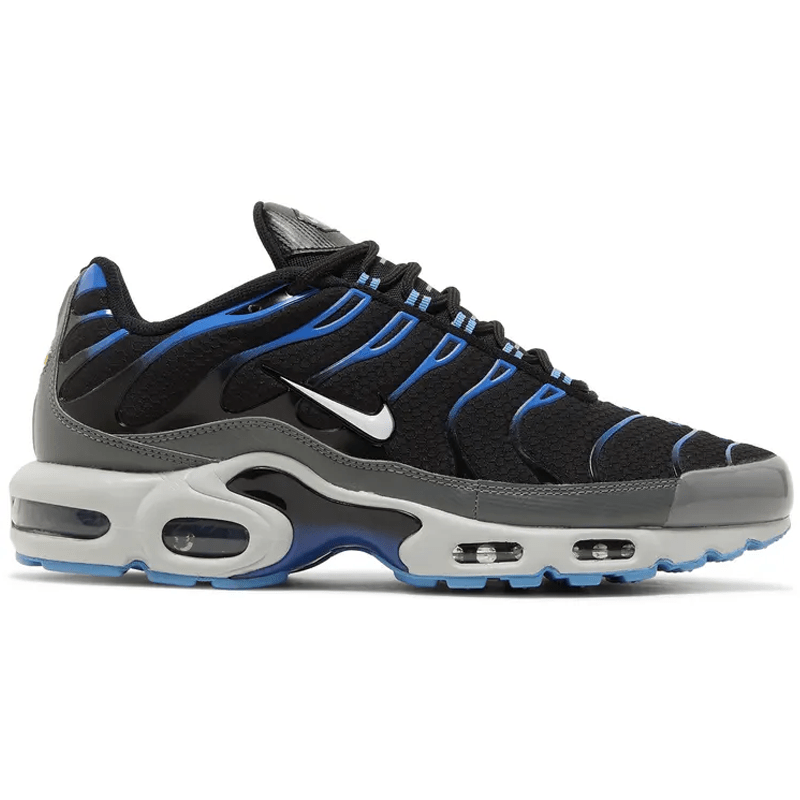 Mens Nike Air Max Plus TN Black White Medium Blue