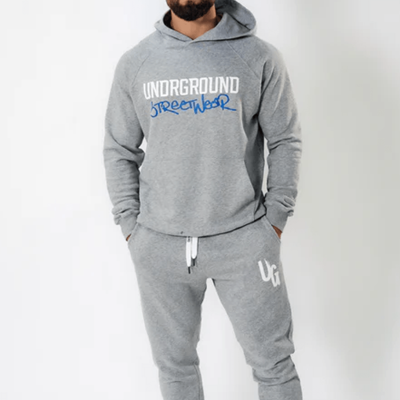 Undrground Graphic Hoodie Grey