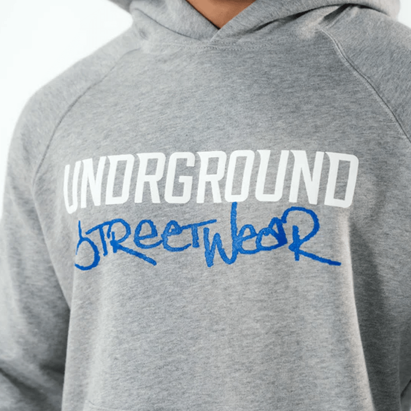 Undrground Graphic Hoodie Grey