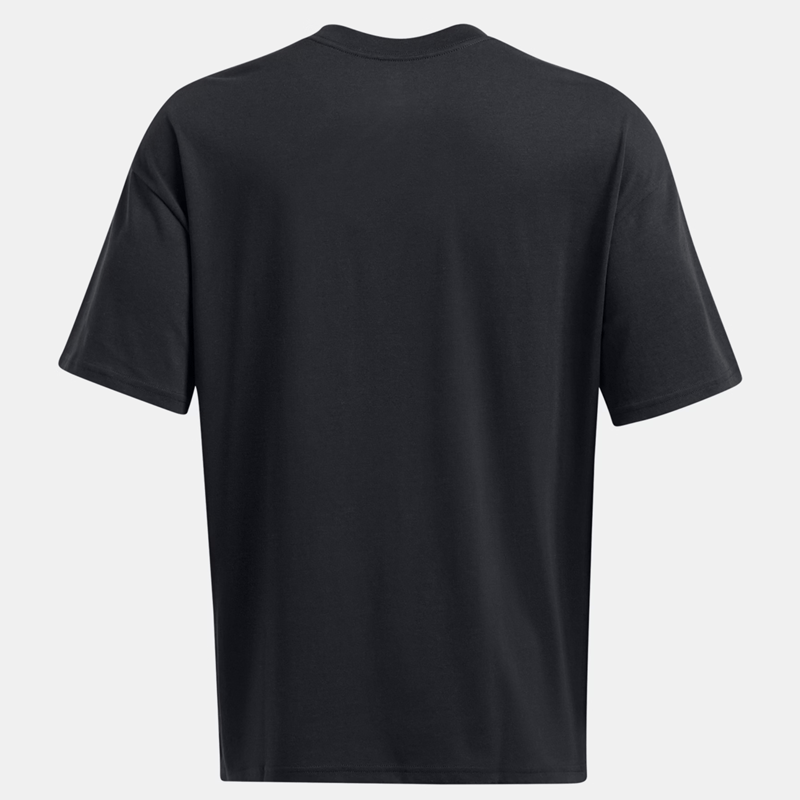 Under Armour Heavyweight Mens Short Sleeve Black White Clay