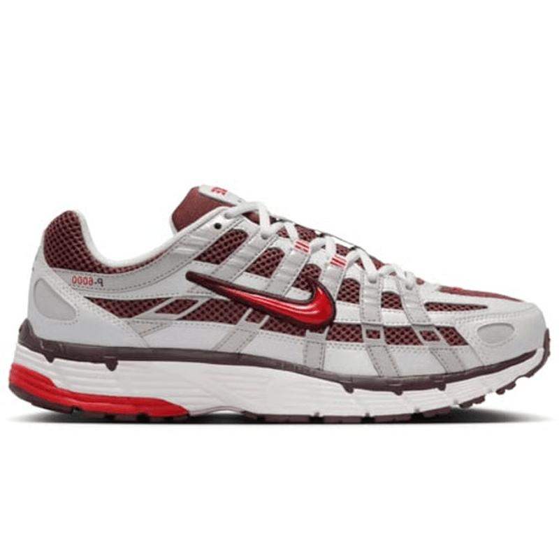 Womens Nike P-6000 Summit White Fire Red