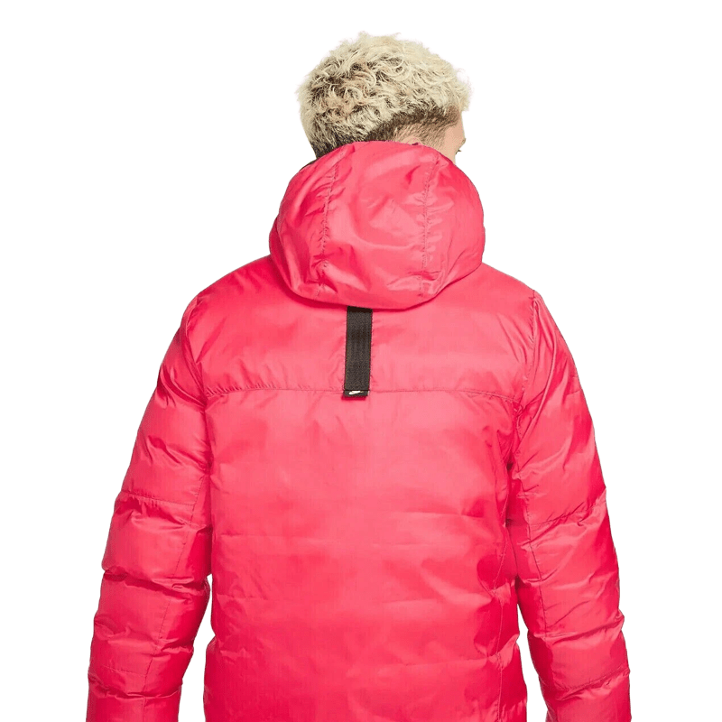 Nike Sportswear Therma-FIT Hooded Puffer Jacket Red