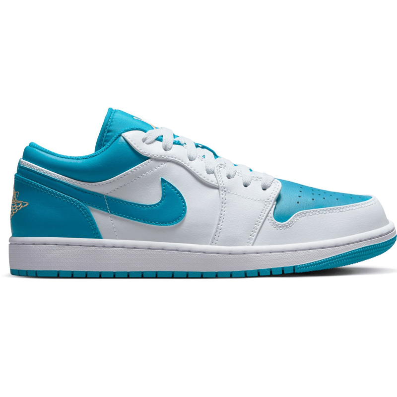 Mens Air Jordan 1 Low White Celestial Gold
