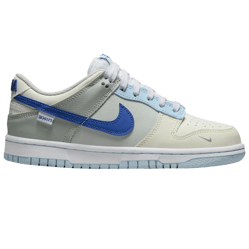 Womens Nike Dunk Low GS Ivory Hyper Royal White