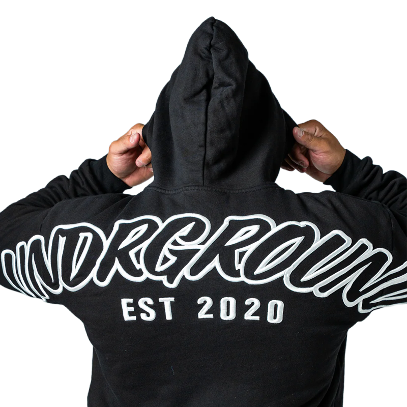 Undrground Hype Hoodie Black Snow
