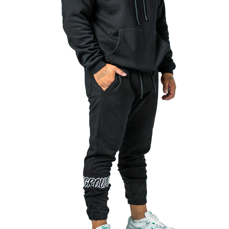 Undrground Hype Trackpants Black Snow