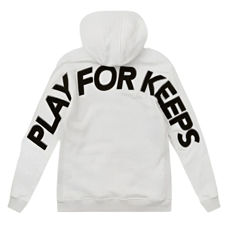 Geedup Play For Keeps Hoodie White Black