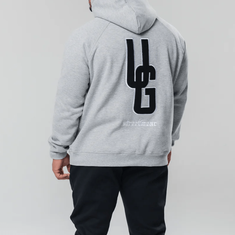 Undrground Streetwear GREY MARBLE UG WARM UP HOODIE