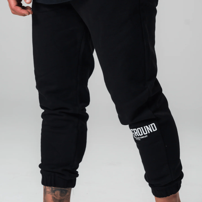 Undrground Streetwear OVERSIZED CUFFED JOGGER BLACK