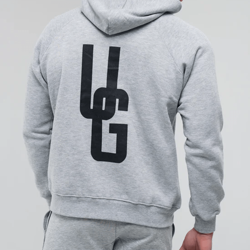 Undrground Streetwear MARBLE GREY COTTON HOODIE