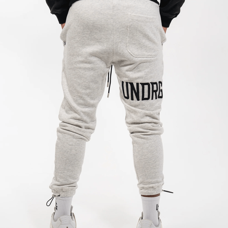Undrground 3D Embroidered Trackpants Grey
