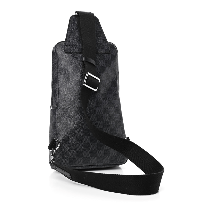 Louis Vuitton 2019 Damier Graphite World Map Avenue Sling