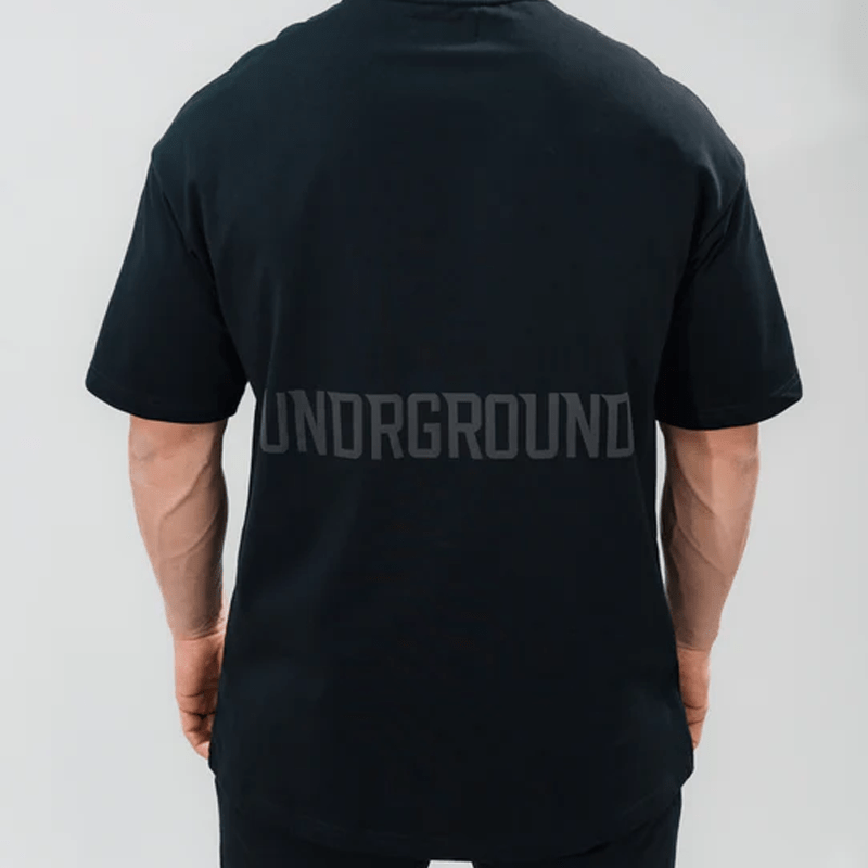 Undrground Relaxed Fit Tee Jet Black