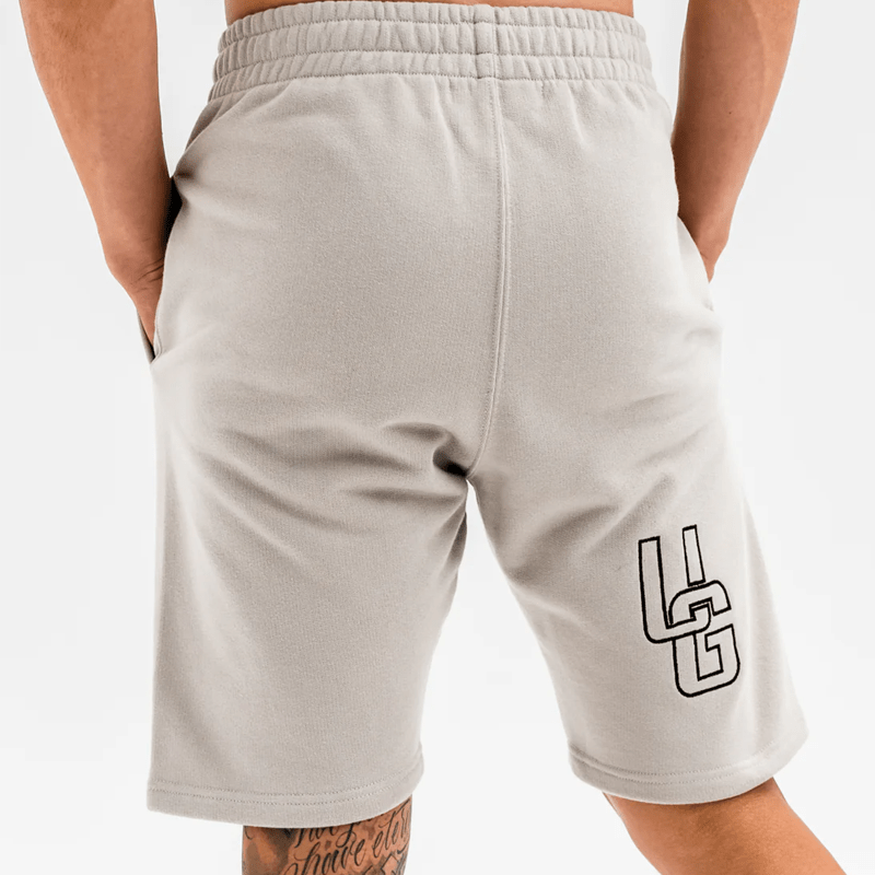 Undrground Streetwear TAUPE/BLACK COTTON SHORTS