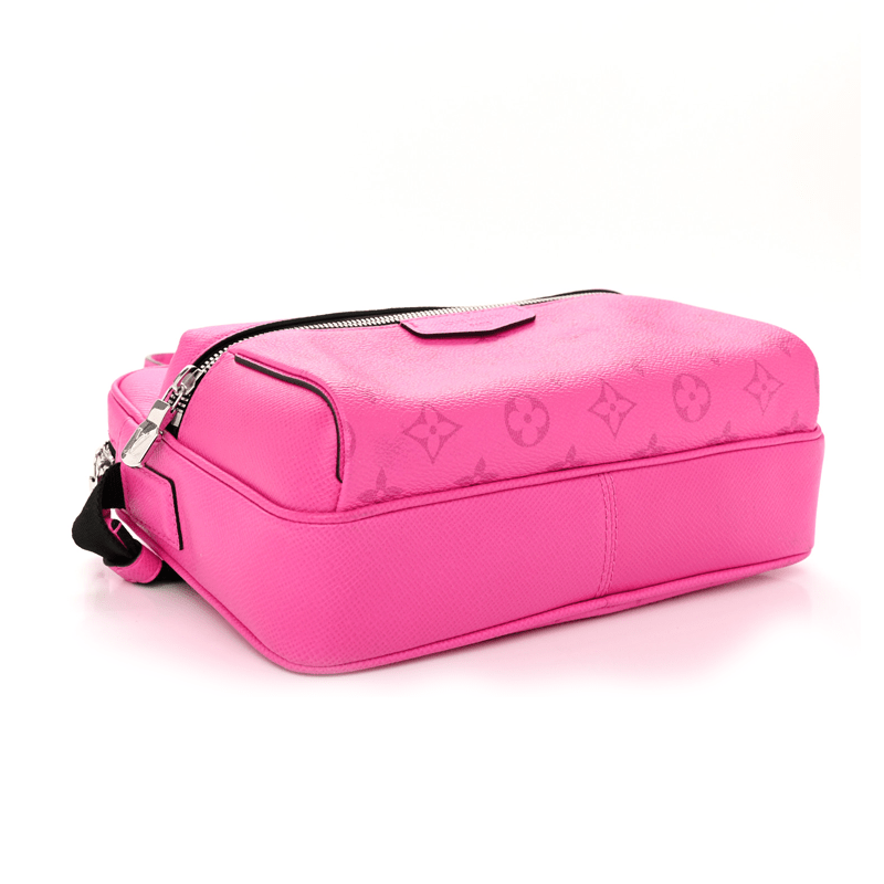 Louis Vuitton Monogram Taigarama Canvas Outdoor Messenger Bag Fuchsia