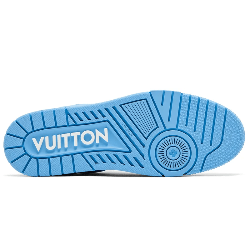 Louis Vuitton Trainer 2023 Blue Embossed Monogram