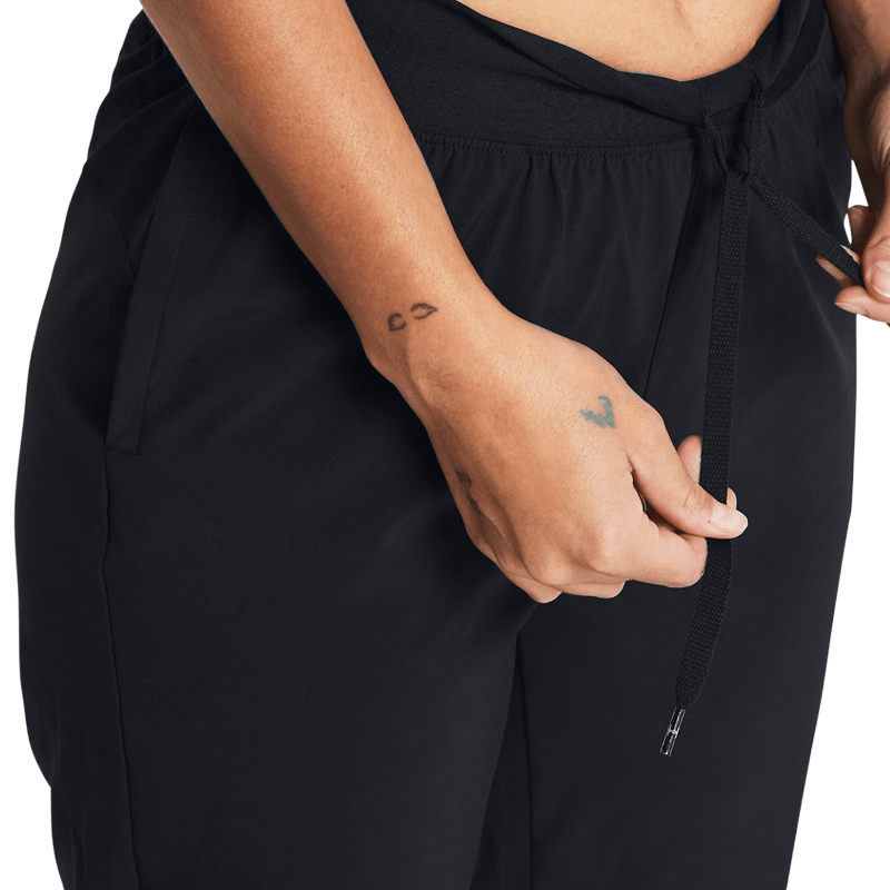 Mens Under Armour Rival High-Rise Pants Black