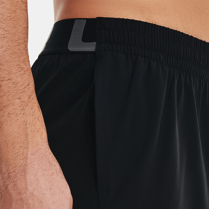 Under Armour Elevated Woven 2.0 Mens 8.25" Shorts Black Charcoal