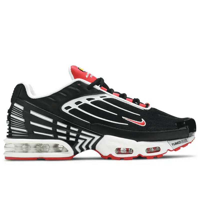 Mens Nike Air Max Plus TN3 Black Track Red