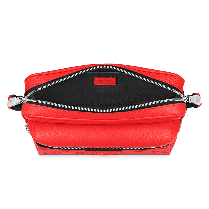 Louis Vuitton Monogram Taigarama Canvas Outdoor Messenger Bag Red