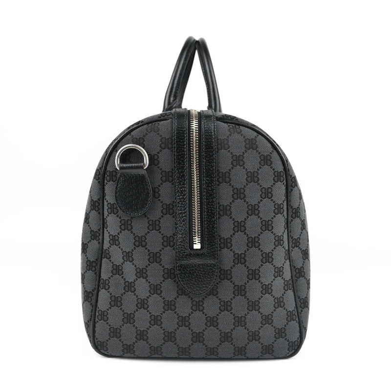 Gucci x Balenciaga Hacker Project Black Duffle Bag Graffiti