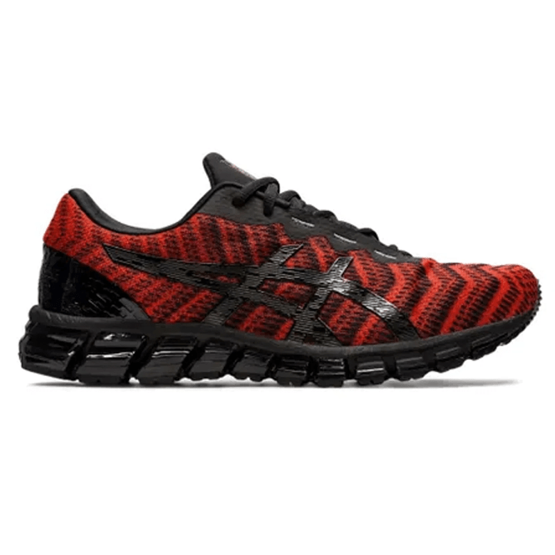Mens ASICS GEL Quantum 180 4.5 Black Fiery Red
