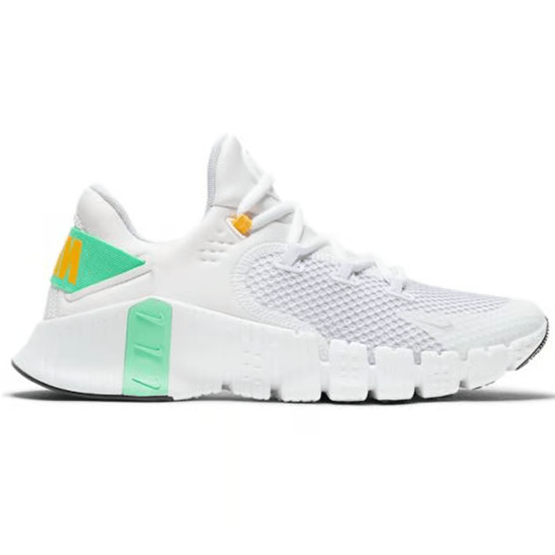 Womens Nike Free Metcon 4 White Green Glow