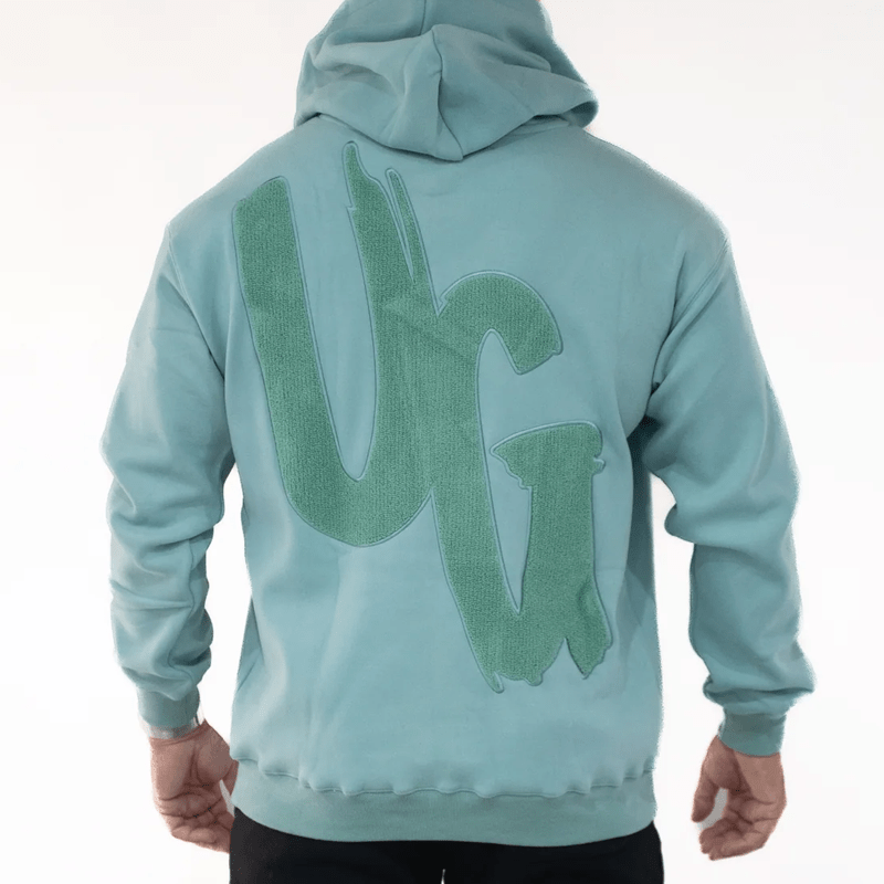 Undrground Moving in Silence Hoodie Blue Steel