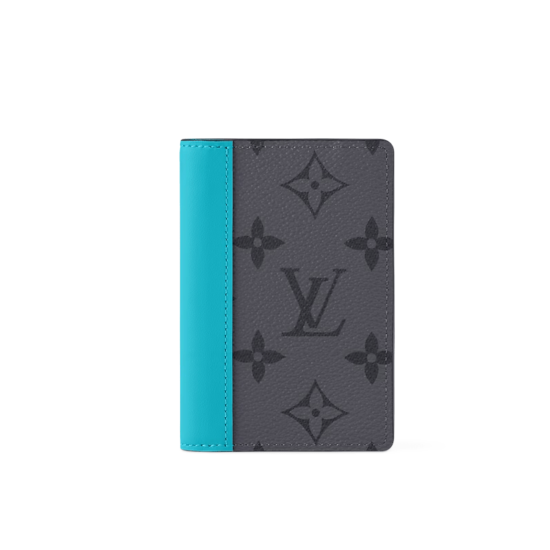 Louis Vuitton LV Pocket Organizer Turquoise Blue