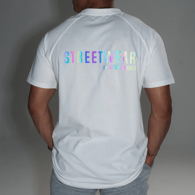Undrground Streetwear WHITE REFLECTIVE TEE