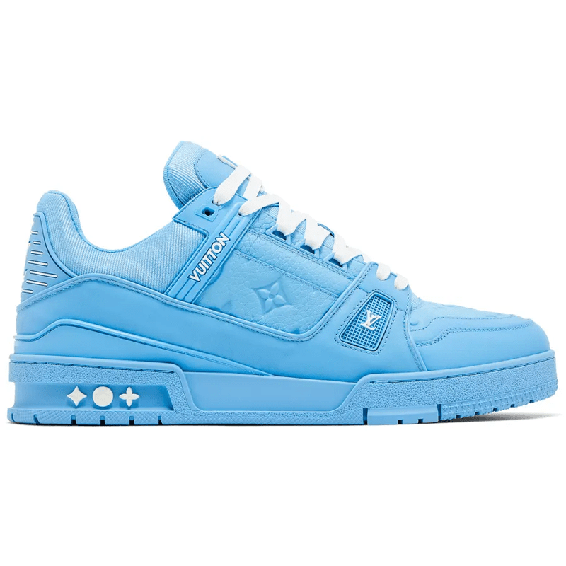 Louis Vuitton Trainer 2023 Blue Embossed Monogram