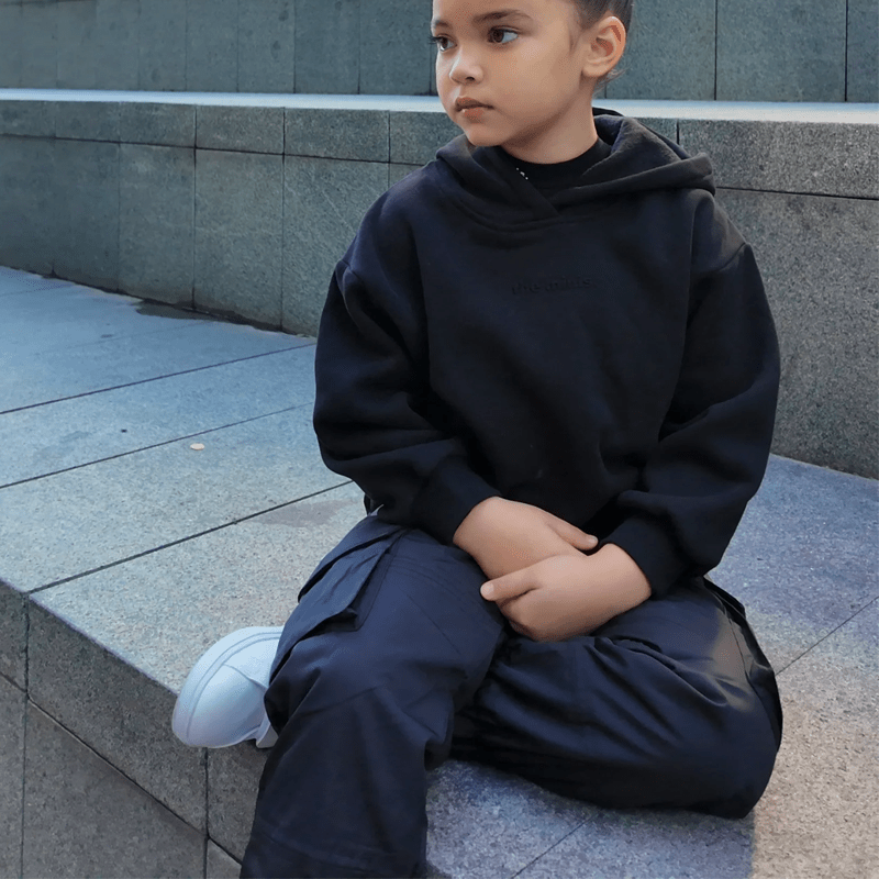 Minis Essential Hoodie Black