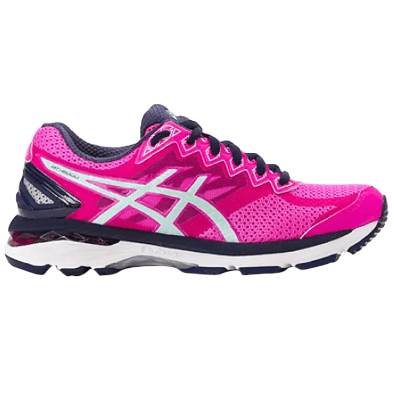 Womens ASICS GT 2000 4 Pink Glow Indigo Blue
