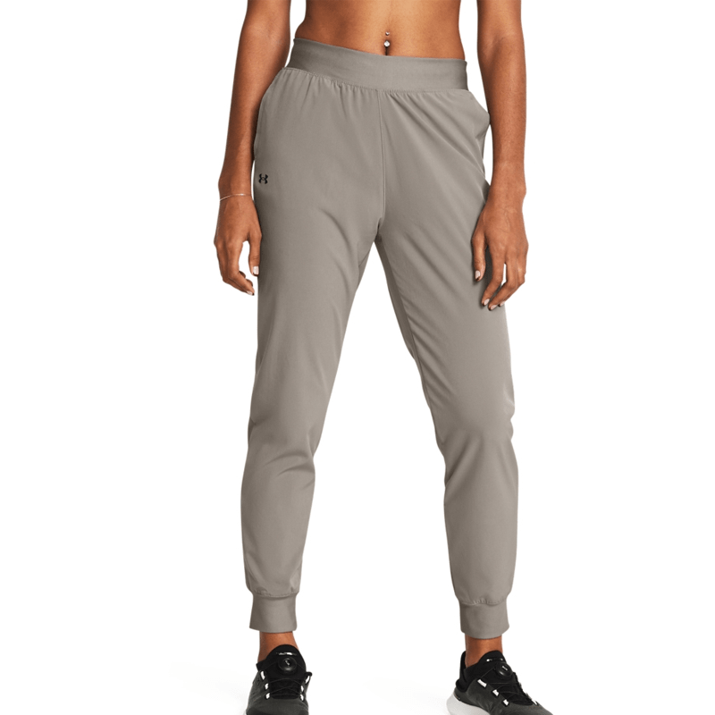 Mens Under Armour Rival High-Rise Pants Grey