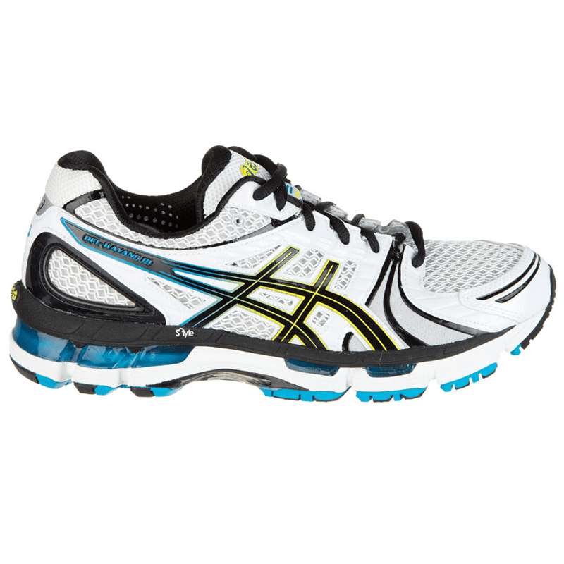 Mens ASICS GEL Kayano 18 White Island Blue