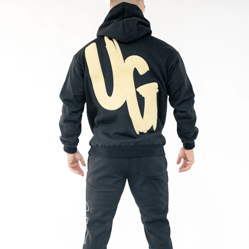 Undrground Moving in Silence Hoodie Black/Tan