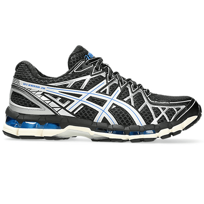 Mens ASICS GEL Kayano 20 Black Pure Silver