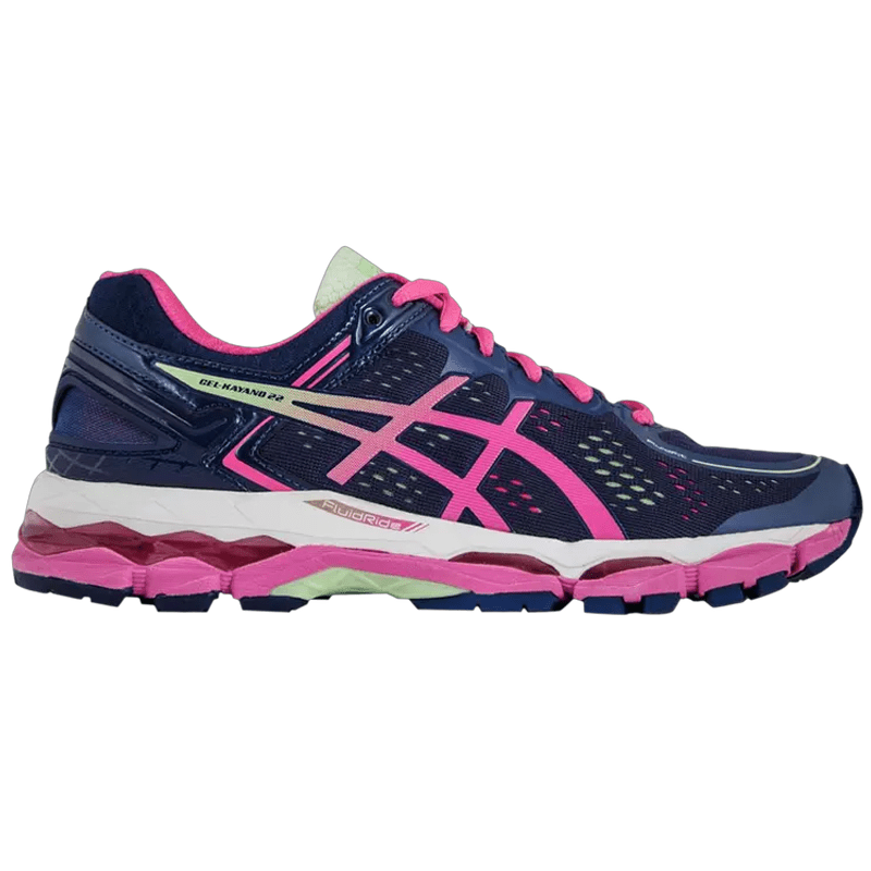 Womens ASICS GEL Kayano 22 Indigo Blue Pink Glow