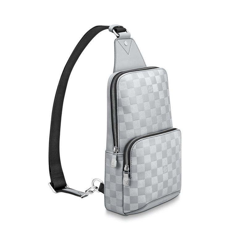 Louis Vuitton 2019 Damier Infini Avenue Sling Bag Grey