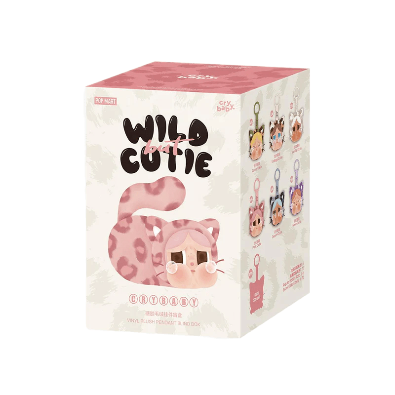 CRYBABY Wild but Cutie Series Vinyl Plush Pendant Blind Box