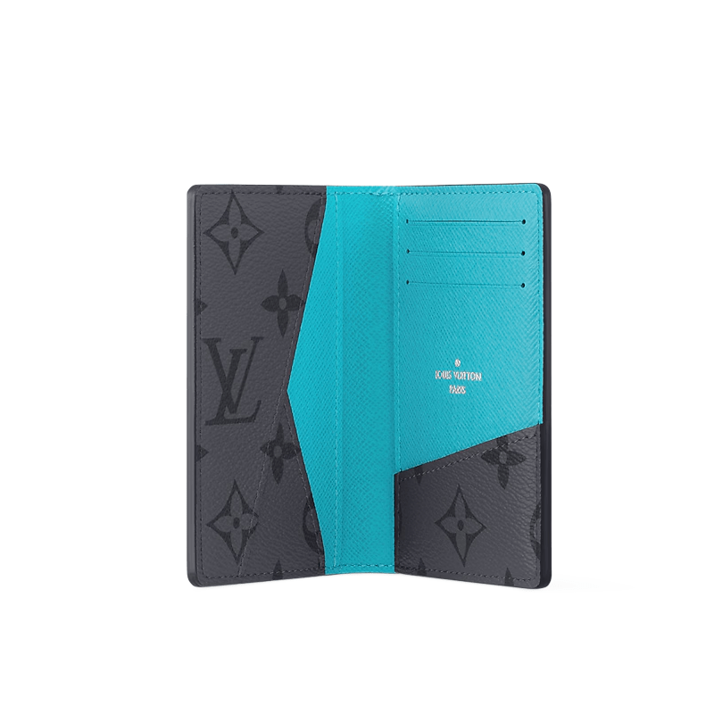 Louis Vuitton LV Pocket Organizer Turquoise Blue