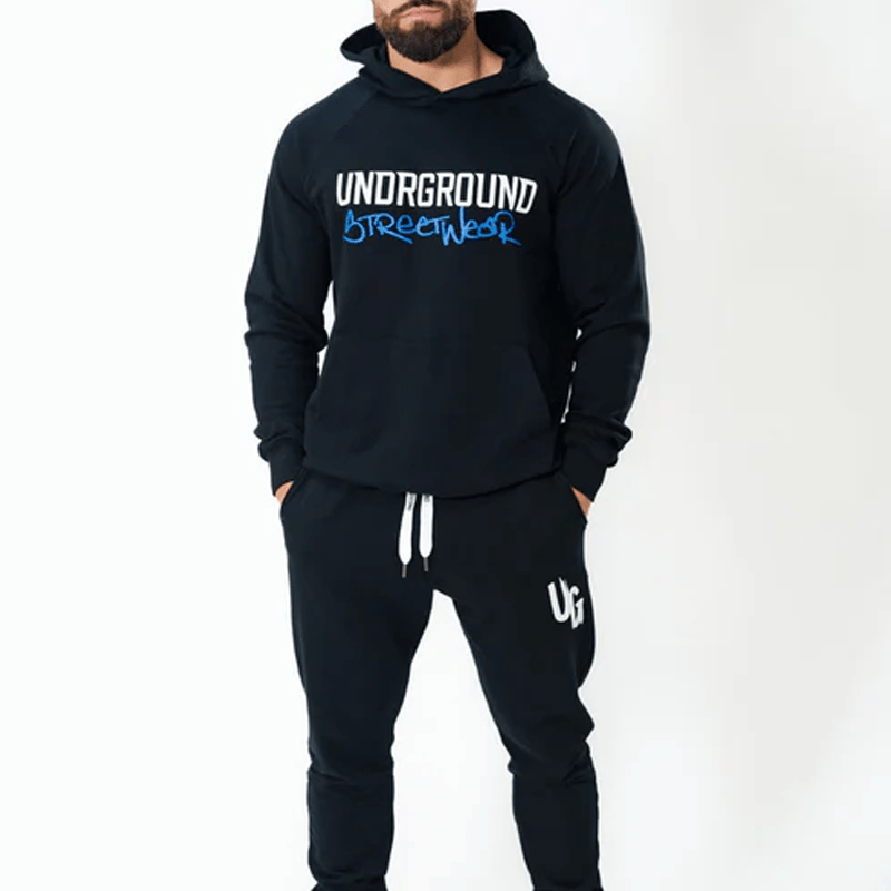 Undrground Graphic Hoodie Black