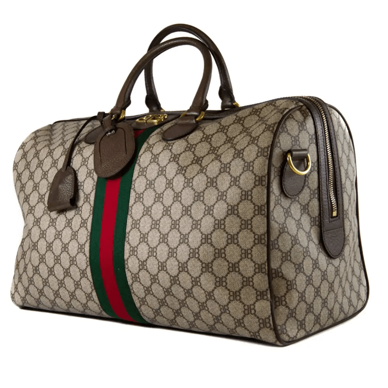Gucci x Balenciaga The Hacker Project Graffiti Medium Duffle Bag