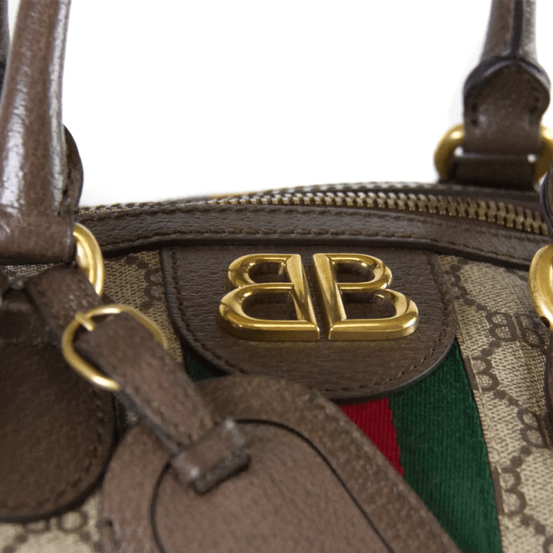 Gucci x Balenciaga The Hacker Project Graffiti Medium Duffle Bag