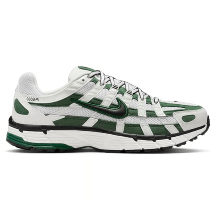 Womens Nike P-6000 White Vintage Green